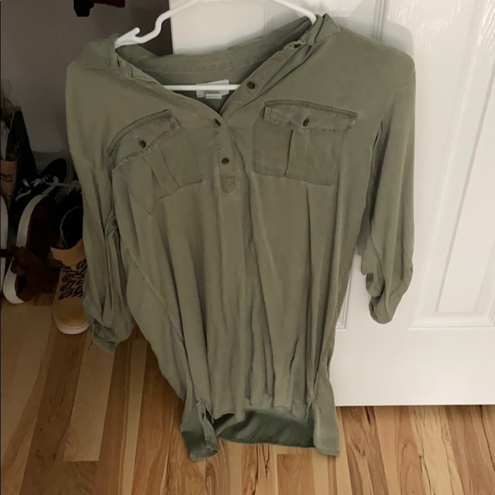 army green dress